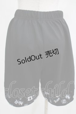 画像2: NieR Clothing / 総柄切替パンツ F 黒 H-25-05-05-1028-PU-PA-KB-ZH