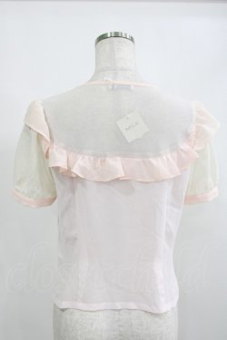 画像2: MILK / ラビットパフブラウス  ピンク H-25-05-05-1030-ML-BL-KB-ZH
