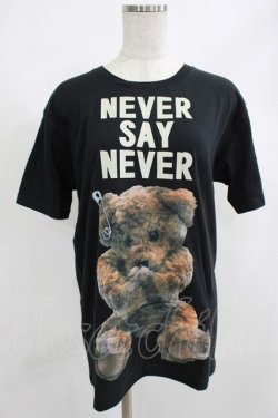 画像1: MILKBOY / NEVER SAY NEVER TEE S ブラック H-25-05-05-1032-MB-TO-KB-ZH