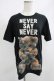 画像1: MILKBOY / NEVER SAY NEVER TEE S ブラック H-25-05-05-1032-MB-TO-KB-ZH (1)
