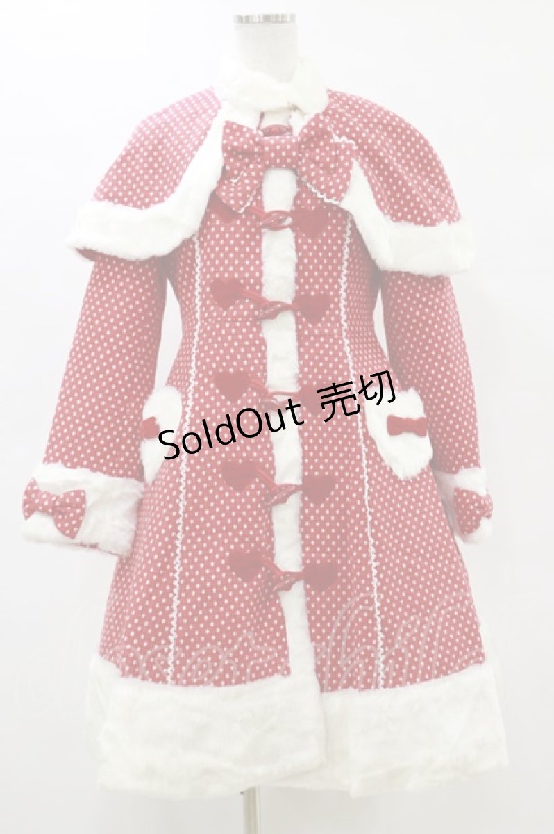 画像1: Angelic Pretty / Snow birdコート Free レッド H-25-05-05-088-AP-CO-NS-ZT-C061 (1)