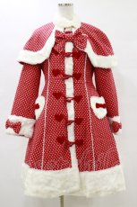 画像1: Angelic Pretty / Snow birdコート Free レッド H-25-05-05-088-AP-CO-NS-ZT-C061 (1)