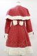 画像2: Angelic Pretty / Snow birdコート Free レッド H-25-05-05-088-AP-CO-NS-ZH (2)