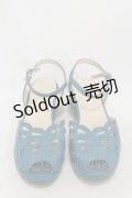 Fi.n.t / レトロカットワークサンダル M BLUE GREEN H-25-05-05-011-CA-SH-NS-ZH