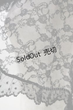画像4: metamorphose / スカーフ風レースケープ Free ブラック H-25-05-05-013-ME-TO-NS-ZH