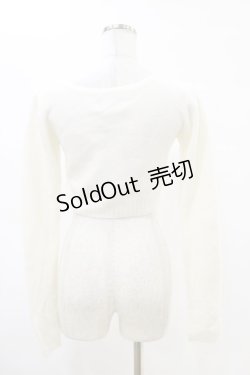 画像2: Melt the lady / クロップドニット Free オフ H-25-05-05-019-PU-TO-NS-ZH
