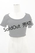 Melt the lady / ロゴプレートTシャツ Free ブラック H-25-05-05-023-PU-TS-NS-ZH