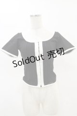 Melt the lady / バイカラートップス Free ブラック H-25-05-05-024-PU-TO-NS-ZH