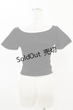 画像2: Melt the lady / バイカラートップス Free ブラック H-25-05-05-024-PU-TO-NS-ZH