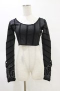 Melt the lady / ラメストライプトップス Free ブラック H-25-05-05-027-PU-TO-NS-ZH