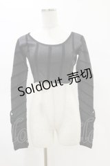 Melt the lady / ラメストライプトップス Free ブラック H-25-05-05-027-PU-TO-NS-ZH