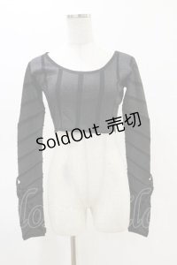 Melt the lady / ラメストライプトップス Free ブラック H-25-05-05-027-PU-TO-NS-ZH
