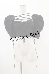 Melt the lady / セパレートブラウス Free ブラック H-25-05-05-030-PU-BL-NS-ZH