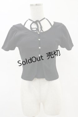 画像1: Melt the lady / アンサンブルトップス Free ブラック H-25-05-05-031-PU-TO-NS-ZH
