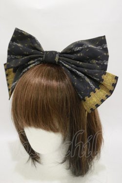 画像1: Royal Princess Alice / 真昼のロイヤルメリーゴーランドカチューシャ  ブラック H-25-05-05-005-LO-AC-NS-ZH