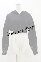 Melt the lady / クロップドパーカー Free ブラック H-25-05-05-037-PU-TO-NS-ZH