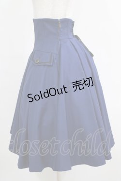 画像2: Sheglit / "Orleans"ナポレオンショートスカート M 紺 H-25-05-06-003-EL-SK-KB-ZH