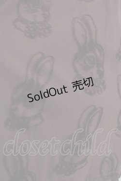 画像4: Emily Temple cute / ウサギ柄ベロアワンピース  ブラウン H-25-05-06-028-ET-OP-KB-ZH
