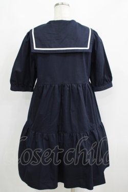 画像3: MILK / Sailorティアードワンピース  ネイビー H-25-05-06-030-ML-OP-KB-ZH