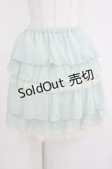 Emily Temple cute / ドットティアードスカート  ミント H-25-05-06-037-ET-SK-KB-ZH