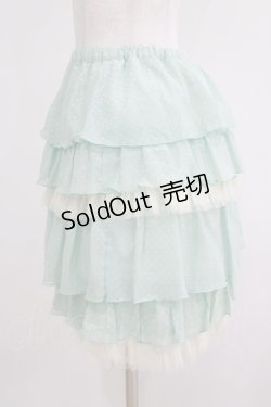 画像2: Emily Temple cute / ドットティアードスカート  ミント H-25-05-06-037-ET-SK-KB-ZH