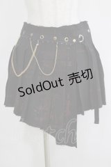 h.NAOTO / ラッププリーツスカート  黒 H-25-05-06-038-HN-SK-KB-ZH