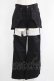 画像1: PEACE NOW / レッグカバー付きショートパンツ M 黒 H-25-05-06-040-PU-PA-KB-ZH (1)