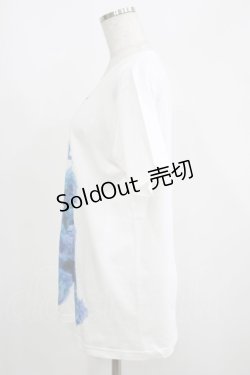 画像2: MILKBOY / NEVER SAY NEVER TEE S ホワイト×ブルー H-25-05-06-041-MB-TO-KB-ZH