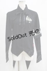 MA / 腕章付きシャツ  黒 H-25-05-06-052-PU-BL-KB-ZH