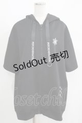 PSYCHO NATION / うさ耳ZIPパーカー 44 黒 H-25-05-06-053-PU-TO-KB-ZH