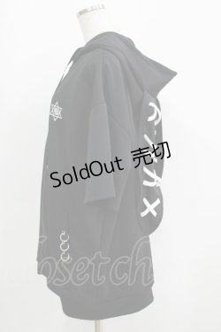 画像2: PSYCHO NATION / うさ耳ZIPパーカー 44 黒 H-25-05-06-053-PU-TO-KB-ZH