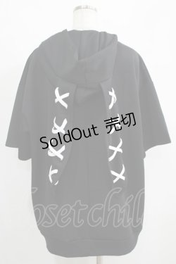 画像3: PSYCHO NATION / うさ耳ZIPパーカー 44 黒 H-25-05-06-053-PU-TO-KB-ZH