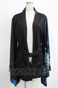 NieR Clothing / 着物袖カーディガン  黒 H-25-05-06-054-PU-TO-KB-ZH