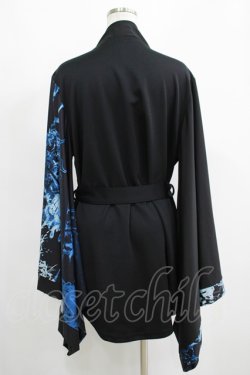 画像3: NieR Clothing / 着物袖カーディガン  黒 H-25-05-06-054-PU-TO-KB-ZH
