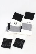 NieR Clothing / レッグカバー  白×グレー×黒 H-25-05-06-1001-PU-ZA-KB-ZH