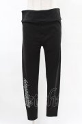NieR Clothing / プリントレギンスパンツ F 黒 H-25-05-06-1005-PU-PA-KB-ZH