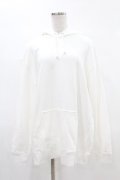 NieR Clothing / プリントプルパーカー 2XL 白 H-25-05-06-1036-PU-TO-KB-ZH