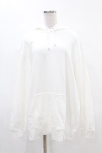 NieR Clothing / プリントプルパーカー 2XL 白 H-25-05-06-1036-PU-TO-KB-ZH