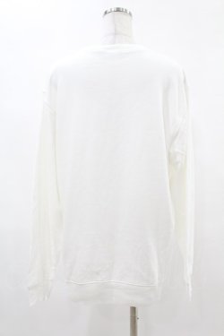 画像2: NieR Clothing / プリントSWEAT  XL 白 H-25-05-06-1037-PU-TO-KB-ZH