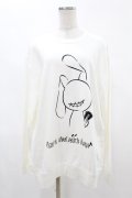 NieR Clothing / プリントSWEAT  2XL 白 H-25-05-06-1038-PU-TO-KB-ZH