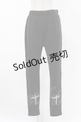 NieR Clothing / プリントレギンスパンツ F 黒 H-25-05-06-1006-PU-PA-KB-ZH