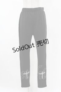 NieR Clothing / プリントレギンスパンツ F 黒 H-25-05-06-1006-PU-PA-KB-ZH
