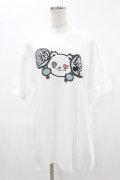 NieR Clothing / プリント半袖CUTSEW XL 白 H-25-05-06-1041-PU-TO-KB-ZH