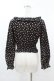 画像2: MILK / nightie tops  ブラックフラワー H-25-05-06-1046-ML-TO-KB-ZH (2)