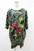 NieR Clothing / プリント半袖CUTSEW F 黒 H-25-05-06-1047-PU-TO-KB-ZH