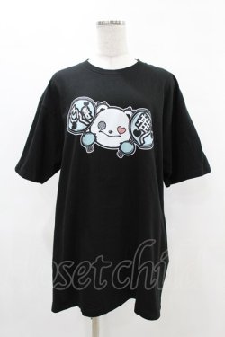 画像1: NieR Clothing / プリント半袖CUTSEW XL 黒 H-25-05-06-1048-PU-TO-KB-ZH