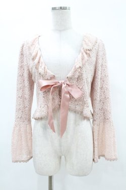 画像1: Fairy　Wish / プリンセスレーシーボレロ  クラシカルピンク H-25-05-06-1058-LO-TO-KB-ZH