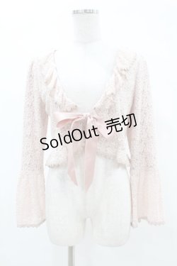 画像1: Fairy　Wish / プリンセスレーシーボレロ  クラシカルピンク H-25-05-06-1058-LO-TO-KB-ZH