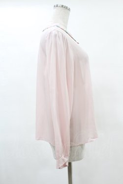 画像3: Jane Marple / Flower embroidery collar blouse  ピンク H-25-05-06-1012-JM-BL-KB-ZH