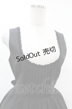 画像4: Moi-meme-Moitie / フロントピンタックジャンパースカート 2 黒 H-25-05-06-1016-MO-OP-KB-ZH